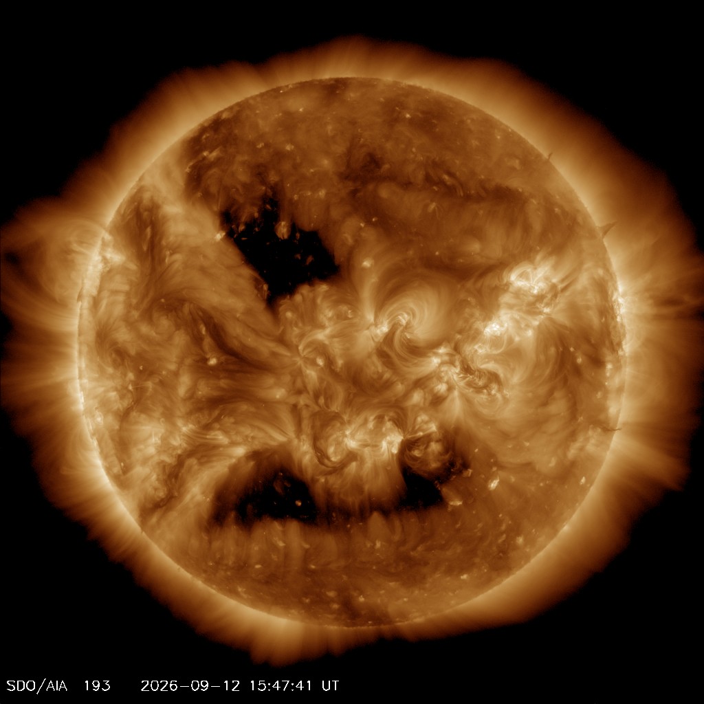 Coronal holes + spots