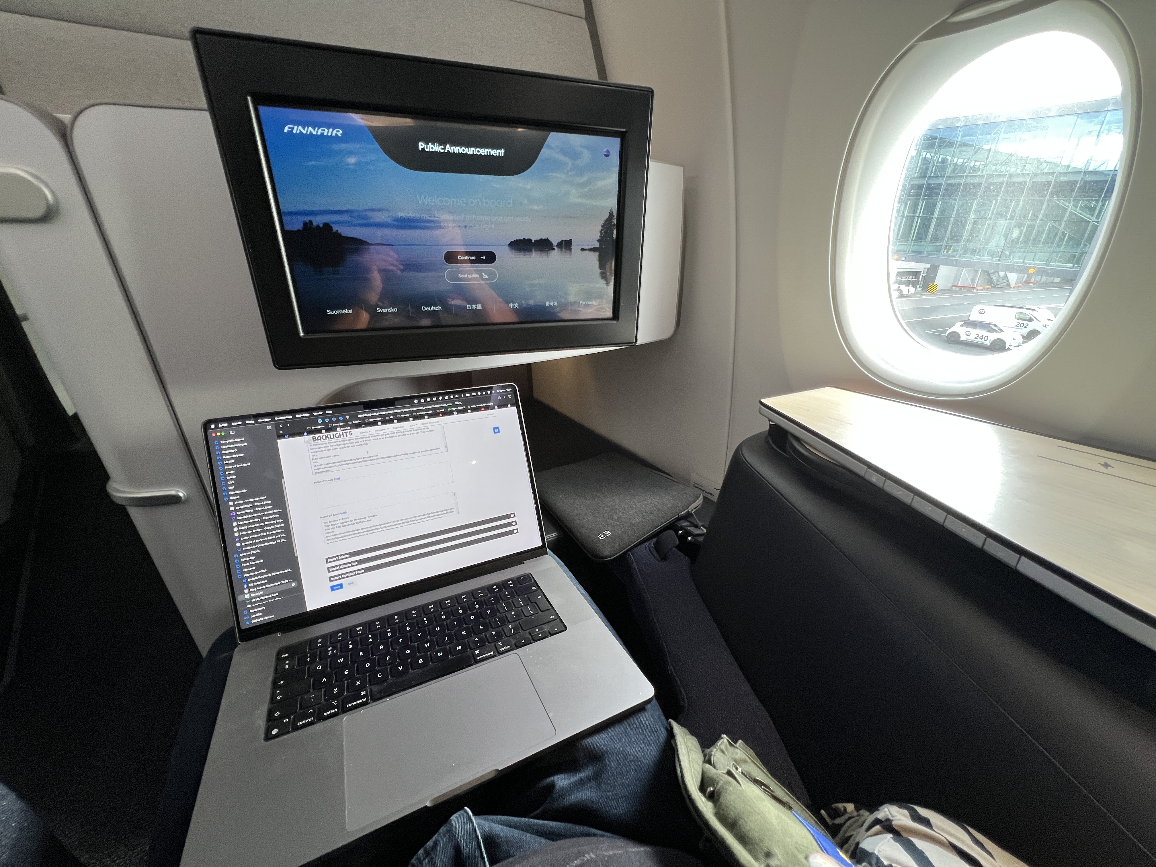 Plane seat
